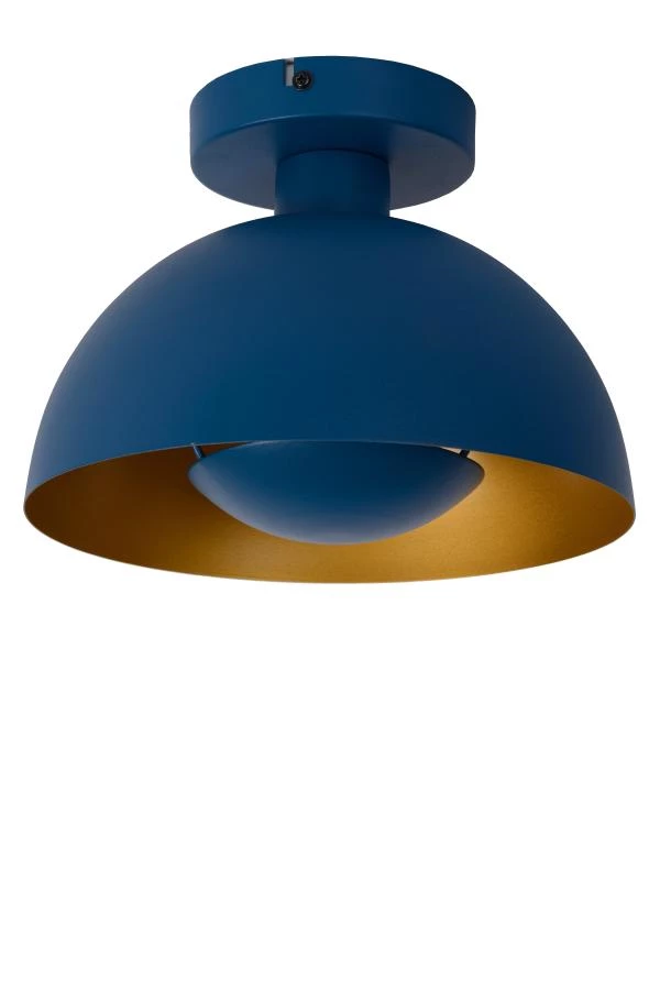 Lucide SIEMON - Flush ceiling light - Ø 25 cm - 1xE27 - Blue - off